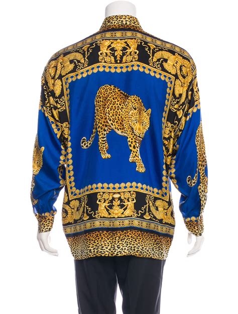 versace jaguar shirt|Versace Designer Shirts for Men .